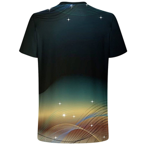 2024 unisexe hommes 100% coton Streetwear T-Shirt haute qualité noir personnalisé sérigraphie conception impression numérique motif uni - Product Image 6