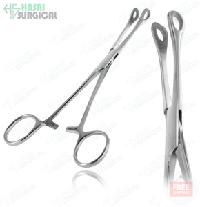 Fórceps de sujeción de esponja de alta calidad fórceps quirúrgicos de acero inoxidable de alta calidad Embalaje personalizado Aprobado por CE ISO - Product Image 2