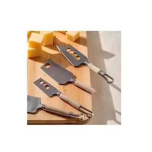 Modern Stainless Steel Wedding Resin Handle Gold Polished Cheese Tools Set Cheese <b>Knife</b> Butter Spreader Household Gift Item - Product Image 5