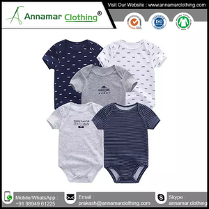 Barboteuse pour bébé unisexe, prix de gros, 100% coton biologique, vêtements doux pour bébé, combinaisons à bon prix du fabricant - Product Image 3