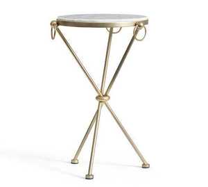 Mesa con Base Chapada en Oro y Tapa de Mármol Blanco, Nuevo Diseño, Decoración Estándar, Mesa al por Mayor - Product Image 4