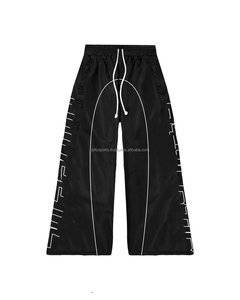 Chaqueta cortavientos transpirable personalizada de talla grande Conjuntos cortavientos de dos piezas para hombres Conjunto cortavientos al por mayor - Product Image 4