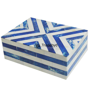 Global Design Resin Inlay <b>Box</b> for Premium Jewelry Packaging Handmade Luxury Gift <b>Box</b> by Tradebyd - Product Image 3