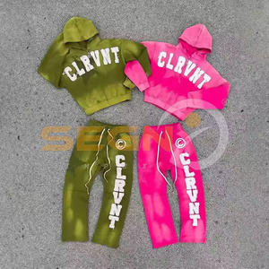 ชุดวอร์มพลอยเทียมสำหรับผู้ชายชุดวอร์มและกางเกงวิ่งสำหรับผู้ชาย - Product Image 2