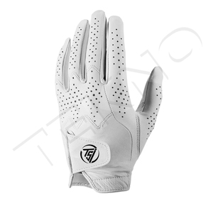 Guantes de golf de piel de oveja blancos impresos personalizados de alta calidad duraderos y antideslizantes nuevos deportes populares - Product Image 3