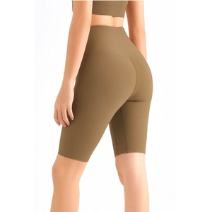 Ensemble de vêtements de sport d'été pour femmes, soutien-gorge et short, logo personnalisé, soutien-gorge de sport et short extensible dans les quatre sens - Product Image 6