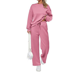 Conjunto Deportivo Corto de Dos Piezas con Cremallera y Logotipo Personalizado para Mujer, Conjunto Deportivo Corto de Terciopelo Rosa para Mujer - Product Image 2