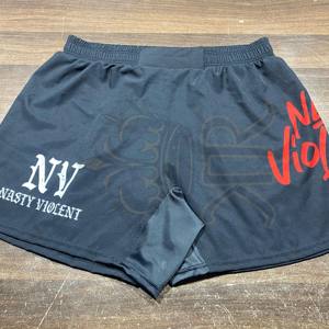 Nuevo estilo 2024, venta al por mayor, personalizado, MMA, cintura elástica corta, de alta calidad, lo mejor para pelear, boxeo, pantalones cortos, haz tu propio pantalón corto - Product Image 1