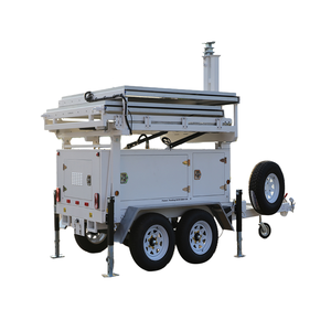 Tour d'éclairage solaire mobile portable de haute qualité et durable, niveau de sécurité élevé, tour d'éclairage solaire extérieur, garantie 1 an - Product Image 3