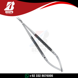 Tijeras Microquirúrgicas Premium de 12 cm con Hojas Curvas, Acero Inoxidable de Alta Calidad, Reutilizables, Instrumentos de Microcirugía Superiores - Product Image 2
