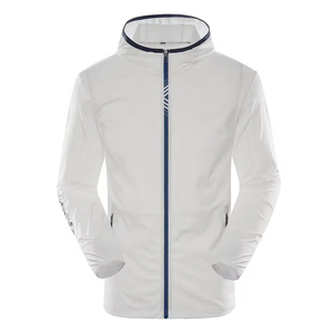 Veste coupe-vent imperméable unisexe pour l'hiver, design patchwork sur le devant, vêtement de sport léger pour l'extérieur - Product Image 2