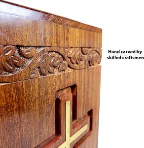 Ooden-caja de urnas de madera, caja de urnas de madera - Product Image 4