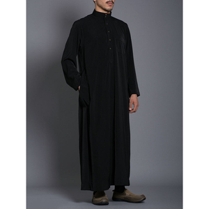 Thobe / Thawb Saudí, Ropa Islámica para Hombre, Algodón Elegante, Largo hasta el Suelo, Tallas y Colores Personalizados Disponibles - Product Image 6