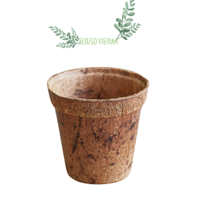 Pots de plantes de noix de coco/Pot de fibre de coco de noix de coco Fibre de noix de coco naturelle de haute qualité au Vietnam du fabricant Eco2go - Product Image 1