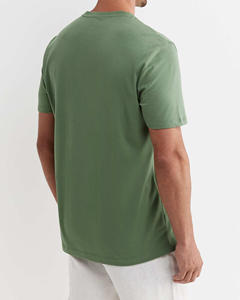 Nouveauté T-shirts surdimensionnés de qualité supérieure pour hommes 100% tissu de qualité supérieure en coton à séchage rapide avec logo et broderie personnalisés - Product Image 2