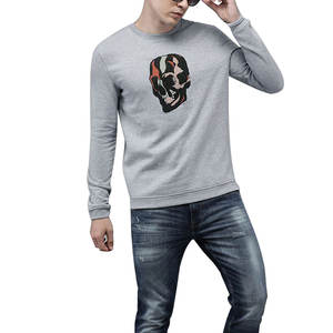 Sudaderas de hombre de alta calidad con logotipo bordado personalizado a la venta Sudadera bordada de gran tamaño con servicios de OEM y ODM - Product Image 2