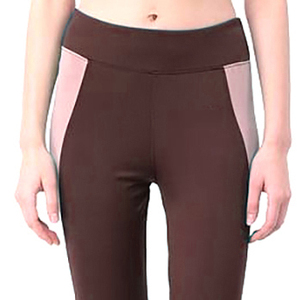 Professional High Quality Women's Mid Solid <b>Pattern</b> <b>Leggings</b> Drawstring Closure Pant Style Four-Way Stretch Spandex/Polyester - Product Image 4