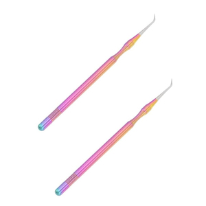2 pièces Outils de séparation pour cils, pour rehaussement de cils, retrait de cils, extensions, recourbe-cils, kit d'outils pour cils, outil de greffage - Product Image 1