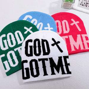 Hot Selling Wholesale Custom Logo Knit Acrylic <b>Beanie</b> <b>Hat</b> Thick Warm <b>Hat</b> for Men <b>Women</b> Autumn Winter Bows Pattern for Beach - Product Image 3