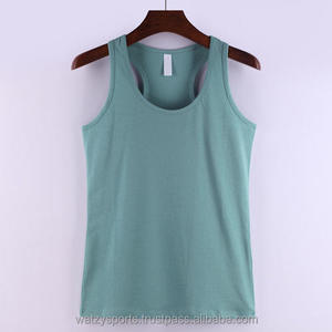 OEM Wholesale Custom Logo Women's tank <b>Tops</b> Singlet 95% Cotton Casual Tank <b>Top</b> Logo Design Gym Fitness Singlets - Product Image 4