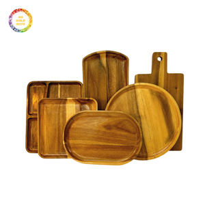 Plateau en bois économique pour usages multiples - Idéal pour l'organisation et le service - Product Image 1