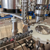 Machine de capsulage automatique pour flacons miniatures, flacons ROPP, flacons en verre, shampooing, boissons en poudre, haute précision, certifiée CE