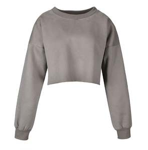 Sudadera con capucha corta deportiva para mujer, ropa informal de entrenamiento, proveedor de fábrica OEM - Product Image 4
