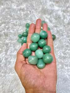 Piedra caída de Aventurina verde Natural de calidad estándar, venta al por mayor, piedras de cristal curativo de Chakra pulido para decoración del hogar - Product Image 3