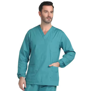 Uniformes Médicos de Cuello en V para Unisex, Mezcla de Algodón y Poliéster, los Más Vendidos del 2025 - Product Image 4