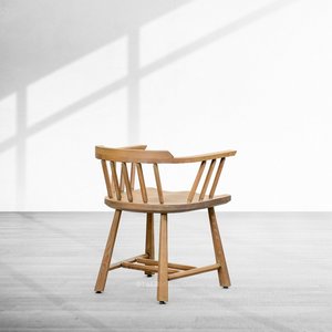 Chaise moderne, élégante et écologique en bois massif pour la maison, le bureau, la salle à manger, le salon et la salle de bain. - Product Image 2