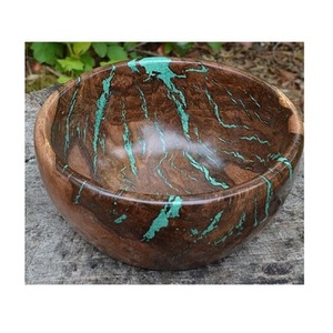 Vajilla de mesa resina/ensaladera de madera nuevo diseño cuenco para servir hecho a mano hogar/jardín vajilla cuenco personalización Mesa - Product Image 1