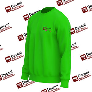 Sweat-shirt à manches longues en gros, de haute qualité, avec impression de logo personnalisé, sweat-shirt à col rond pour homme - Product Image 2