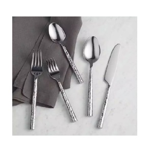 Juego de cubiertos de Metal para decoración del hogar y la cocina, cucharas decorativas de boda con asas de diseño, decoración de restaurante - Product Image 1