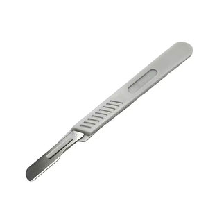 Cuchillas para mango de bisturí clínico con filo de precisión para procedimientos de laboratorio precisos, cuchillas profesionales para mango de bisturí médico - Product Image 1