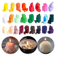 Pigmento de Alta Calidad para Velas en 19 Colores, Colorante Altamente Concentrado para Velas, Jabones, Cumpleaños, Navidad, No Tóxico y Ecológico