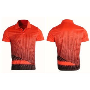 เสื้อกอล์ฟผู้ชายแขนสั้น แห้งเร็ว ระบายเหงื่อ สำหรับฤดูร้อน  พร้อมโลโก้สั่งทำพิเศษ - Product Image 4