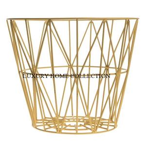 Panier de fruits en métal de style antique unique parfait pour les centres de table de fête de mariage ou la décoration de table d'événement d'intérieur élégant - Product Image 1