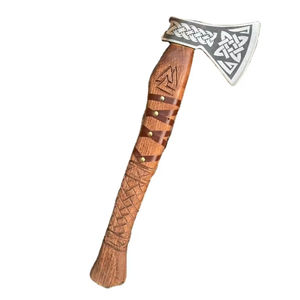 Thewizcrafts LOWDOWN Tomahawks de camping industriels portables et pliables, manche en bois, lame en acier à haute teneur en carbone, tranchant de 106 mm, 380 mm - Product Image 1