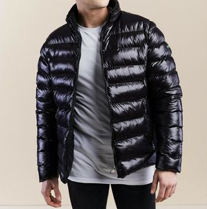 Chaqueta acolchada cortavientos corta de invierno personalizada para hombre, chaqueta acolchada con capucha para hombre - Product Image 6