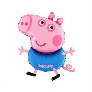 Ballon en aluminium George Pig 94 cm, décoration de fête, lot de 2 - Product Image 2