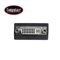 Adaptateur modulaire de connecteur femelle DVI-D Single Link, carte de dérivation de terminaison, boîtier PP noir (15 broches), courant maximal 5A, 16-30