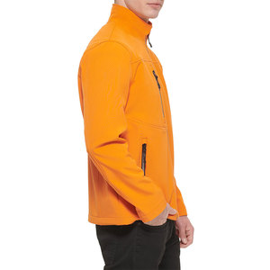 Customized Logo Printing Front Zipper Stand Collar Softshell <b>Jackets</b> <b>Light</b> <b>Weight</b> Men's Softshell <b>Jackets</b> - Product Image 5