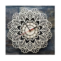 Horloges murales et enseignes décoratives rondes en bois MDF imitation antique, peintes sur mesure, pour la maison, des fournisseurs Alibaba Inde