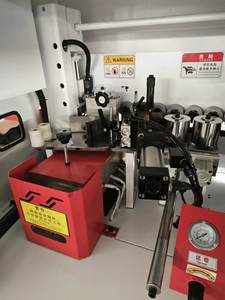 QDLW Vier Funktionen <span class=keywords><strong>Edge</strong></span> Bander MDF PVC automatische Kantenst reifen maschine für hochwertige Möbel - Product Image 6