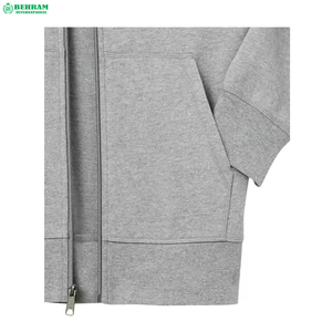 Sudaderas con Cremallera para Hombre, 100% Algodón Francés, Venta al Por Mayor, Estilo Urbano, Impresión Personalizada, Transpirables, de Secado Rápido - Product Image 5