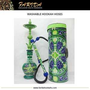 Farida Luxe Deux Mètres Khayamia Tissu-Enduit Plastique Narguilé Tuyaux Unique Laque Techniques Accessoires pour Shisha Accessoires - Product Image 6