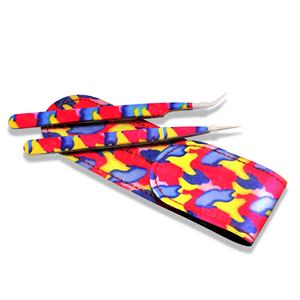 ซับในนุ่มและเย็บอย่างประณีต กระเป๋าหนังใส่ที่คีบออกแบบมาเพื่อการจัดเก็บอุปกรณ์เสริมความงามอย่างปลอดภัยและมืออาชีพ - Product Image 2