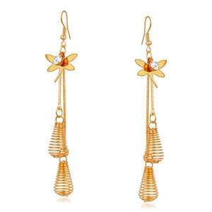 Boucles d'oreilles Urthn Fine Cuff Plaqué Or Pierre Dangler 1310625 - Product Image 1
