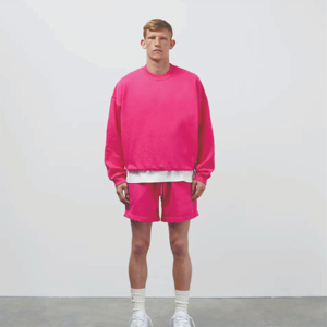 2024 hommes surdimensionné coton col rond sweat à capuche en relief pull avec bouffée impression impressions personnalisées caractéristiques anti-rétrécissement - Product Image 2