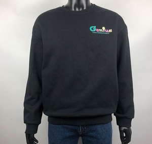 OEM Wholesale Custom Logo <b>Thick</b> <b>Fleece</b> Blank Plain Crewneck Hoodie Customized Heavyweight Oversized Men's Sweatshirts for Winter - Product Image 2